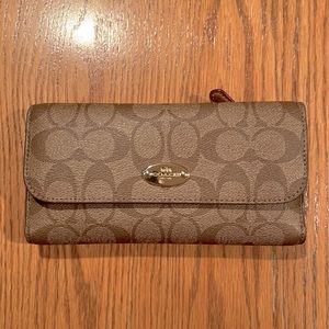 Coach check wallet